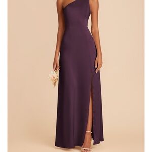 Birdy Grey One-Shoulder Plum Dress